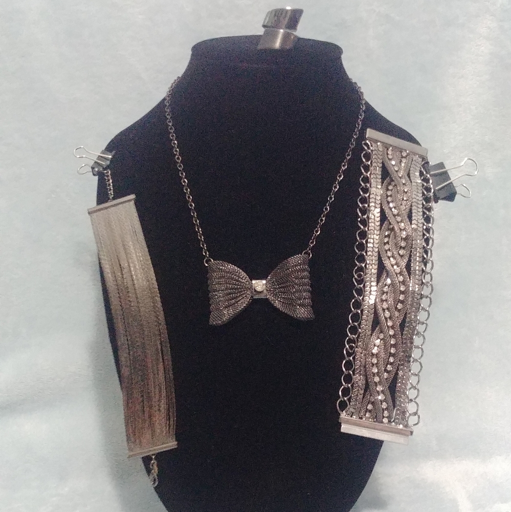 Black Metals Jewelry Bundle